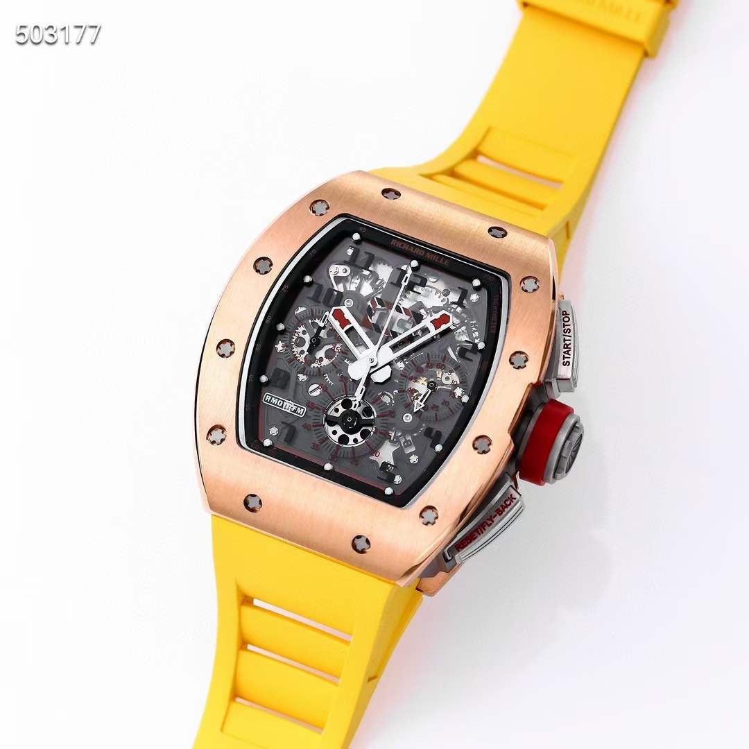 리차드밀 2023 RM011 FM 엘로우스트랩 시계 워치